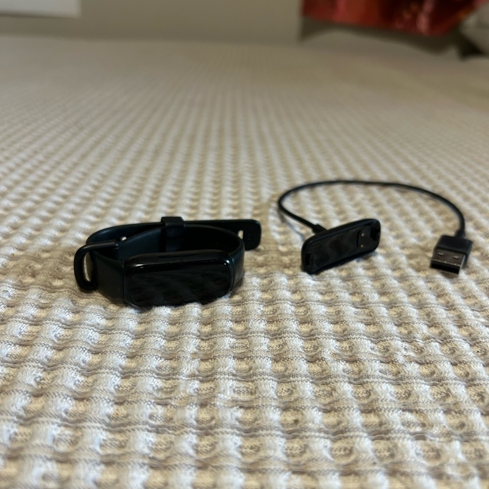 Fitbit Smartwatch with Black Strap